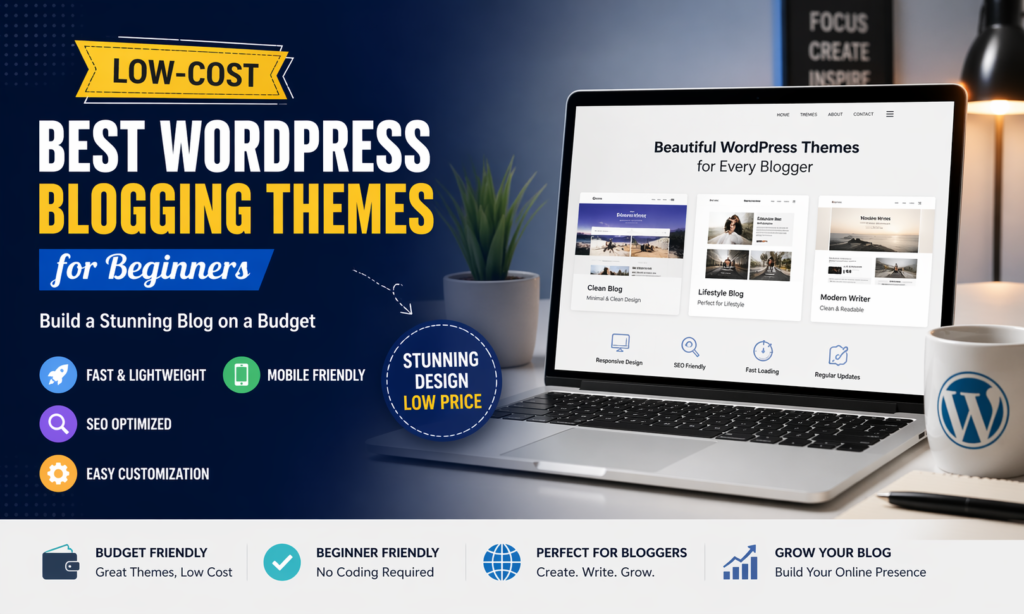 Low-cost Best WordPress Blogging Themes for Beginners: Build a Stunning Blog on a Budget 6 Low-cost Best WordPress Blogging Themes for Beginners Build a Stunning Blog on a Budget