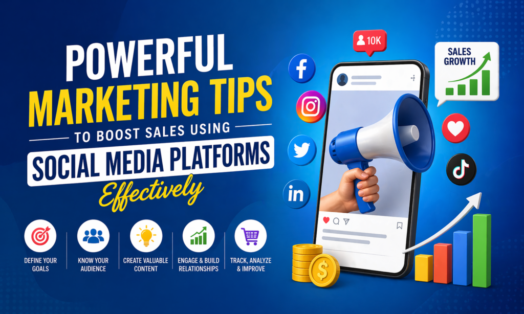 Powerful Marketing Tips to Boost Sales Using Social Media Platforms Effectively 5 Powerful Marketing Tips to Boost Sales Using Social Media Platforms Effectively