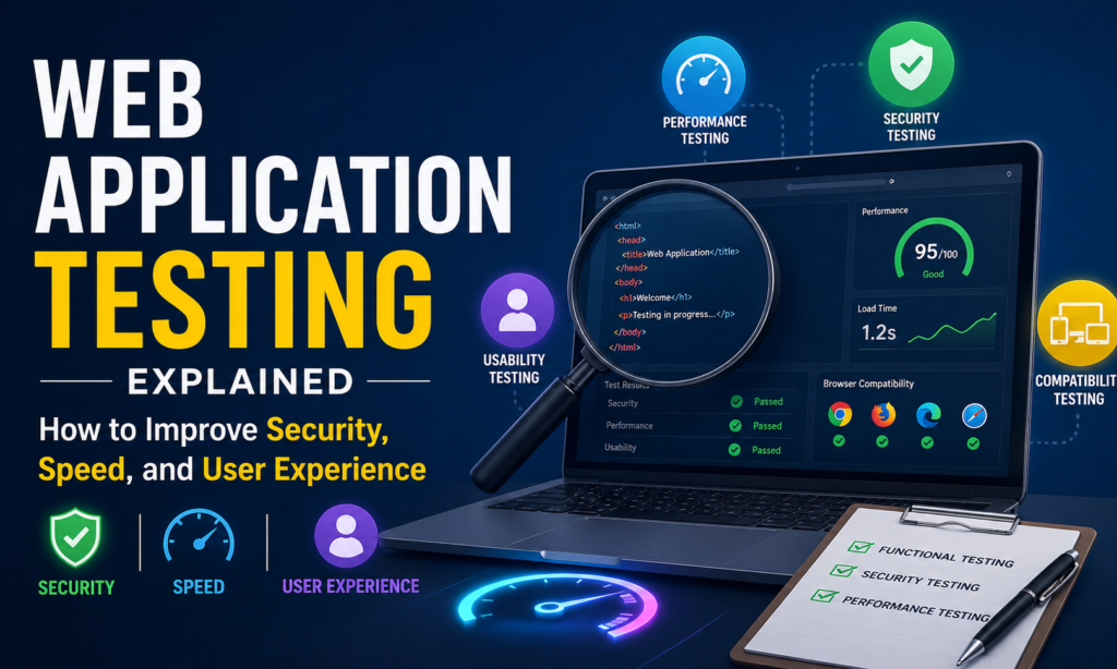 Web Application Testing Explained: How to Improve Security, Speed, and User Experience 1 Web Application Testing Explained How to Improve Security, Speed, and User Experience